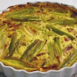 Quiche mit Lauch, Speck und Gruyère ohne Teig