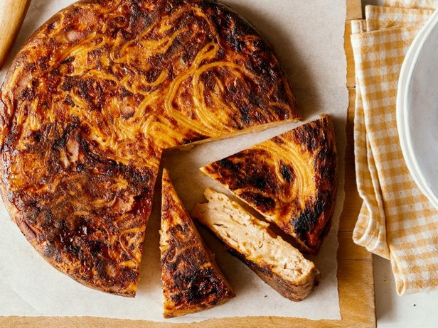 Rezept für eine Frittata aus Nudelresten