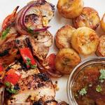 Jerk Chicken mit Kochbananen