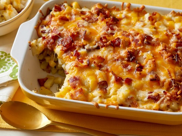 Gebackene Kartoffeln mit Käsekruste