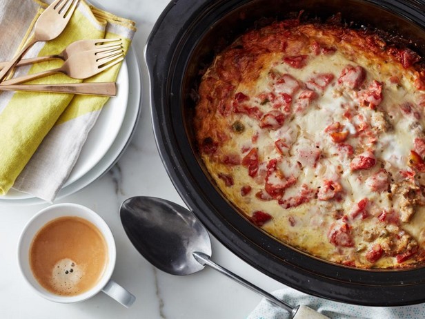 Kartoffelauflauf mit Hackfleisch aus dem Slow Cooker