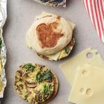 Spinat-Pilz-Sandwiches zur späteren Verwendung
