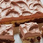 Marmorkuchen mit Schokoladenglasur