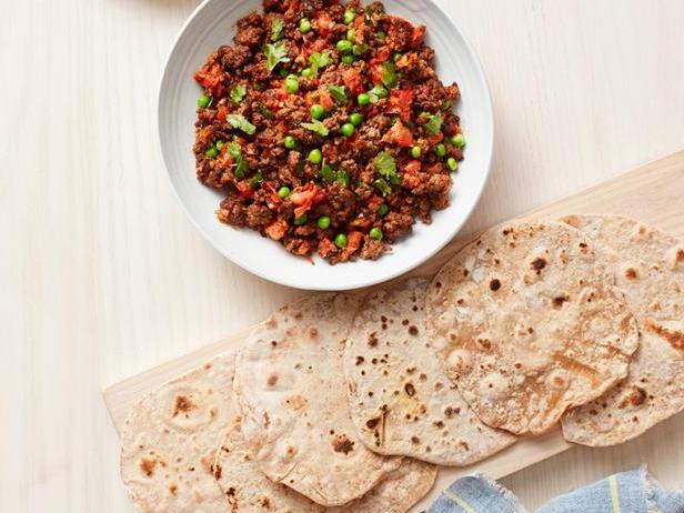Zubereitung - Kheema mit hausgemachten Chapatis