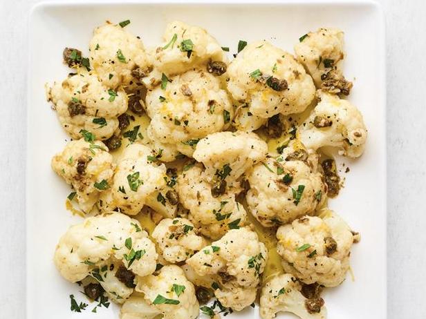 Zubereitung - Blumenkohl in Butter mit Zitrone und Kapern