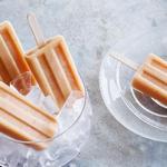 Pfirsich-Haferflocken-Eis zum Frühstück