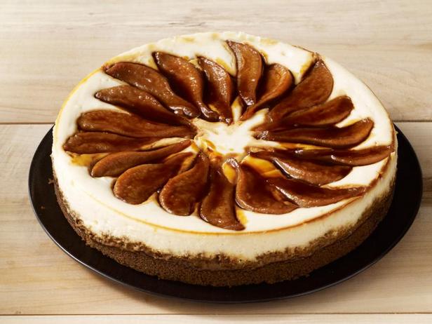 Rezept für Birnen-Lebkuchen-Käsekuchen