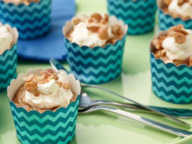Rezept für Erdnussbutterpudding mit Bananen
