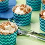 Erdnussbutterpudding mit Bananen