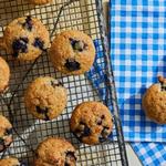 Blaubeermuffins zum Frühstück