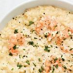 Risotto mit Garnelen-Scampi