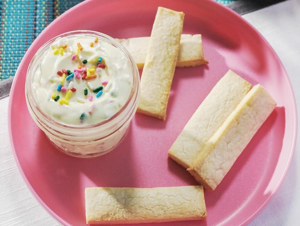 Kekse mit süßer Dip-Sauce