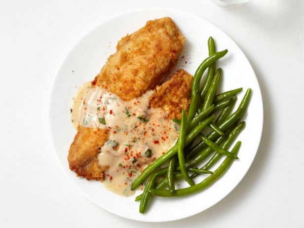 Panierter frittierter Fisch
