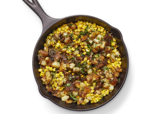 Bratkartoffeln mit Mais