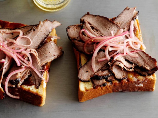 Scharfes, geräuchertes Rinderbrust-Toast nach Texas-Art