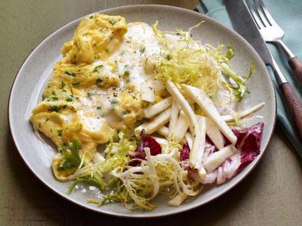 Zubereitung - Rührei mit Brie