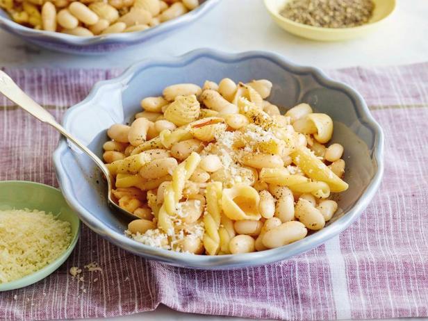 Rezept - Pasta mit Bohnen