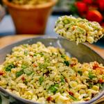 Spätzle mit Frühlingszwiebeln