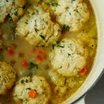 شوربة الحمص والزلابية