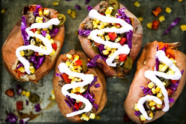 Süßkartoffel-Taco-Füllung