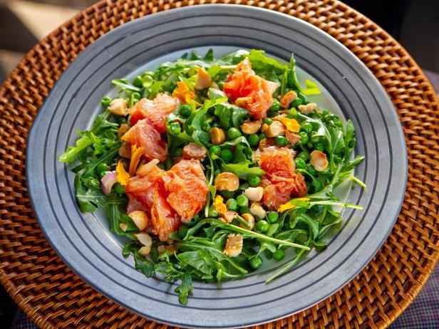 Zubereitung - Gebackener Grapefruitsalat mit Mandarinen-Dressing