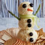 Käse-Vorspeise „Schneemann“