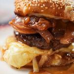 Französische Zwiebelsuppe Burger
