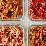 Zubereitung: Gezupftes Hähnchenfleisch im Schongarer