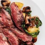 Flanksteak mit Kartoffeln und Pilzen