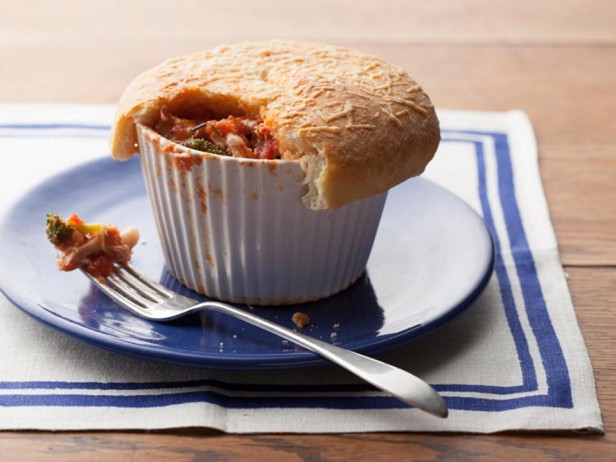 Topfpastete mit Pizzageschmack