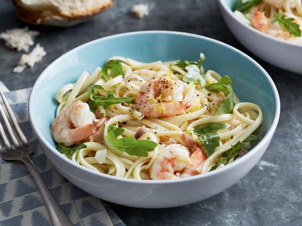 Nr. 27: Linguine mit Garnelen und Zitronendressing