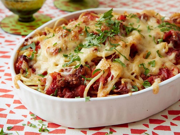 Gebackene Spaghetti