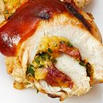 BBQ-Hähnchen-Wraps mit Speck und Cheddar