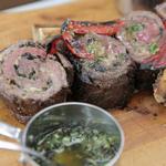 Wagyu-Flanksteak-Rolle