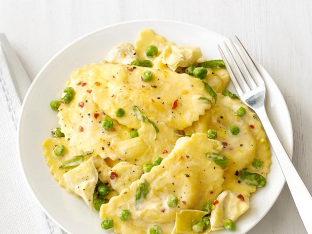 Agnolotti in salsa di carciofi