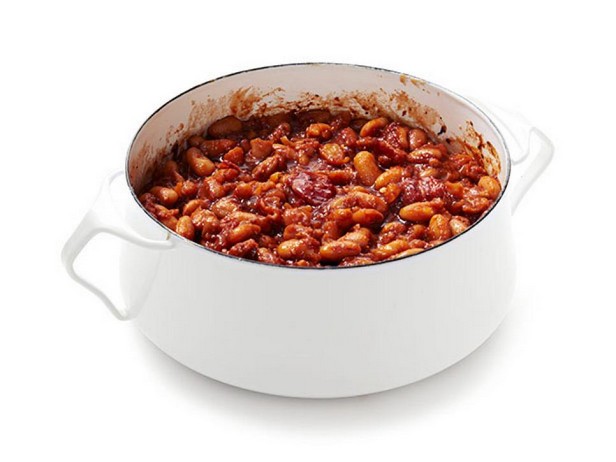 Fagioli al forno con birra di radice