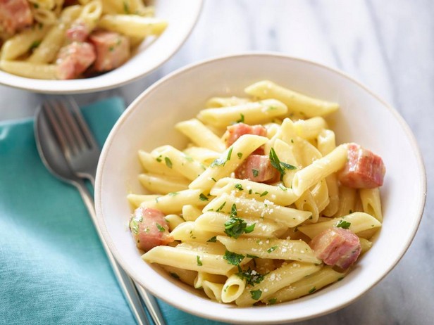 Carbonara con penne