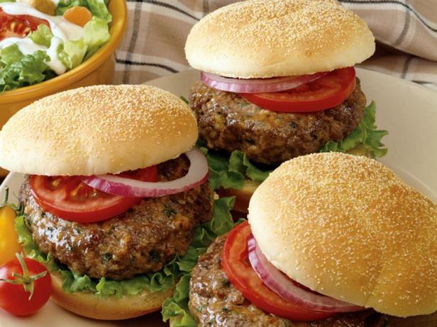 Zubereitung - Knoblauchburger mit Ranch-Dressing