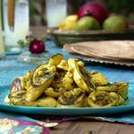 Zucchini in Butter mit Kurkuma