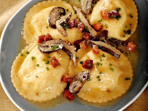 Zubereitung - Ricotta- und Taleggio-Ravioli mit Wildpilzsauce