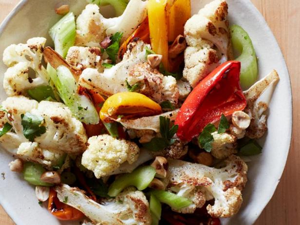 Zubereitung - Blumenkohl-Paprika-Salat