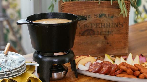 Zubereitung - Cheddar-Apfelwein-Fondue
