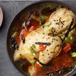 شوربة الدجاج الكورية بالزنجبيل