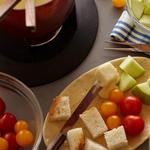 Einfaches Käsefondue