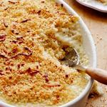 Käsegratin mit Perlgraupen