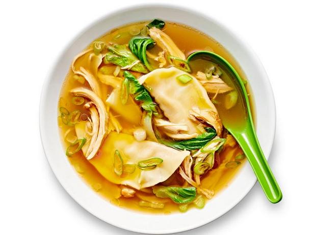 วิธีทำซุปเกี๊ยวไก่สไตล์เอเชีย