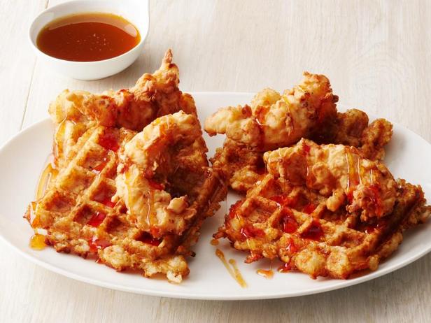 วิธีทำวาฟเฟิลมันฝรั่งหน้าไก่
