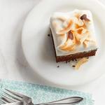 Schokoladenkuchen mit Kokosglasur