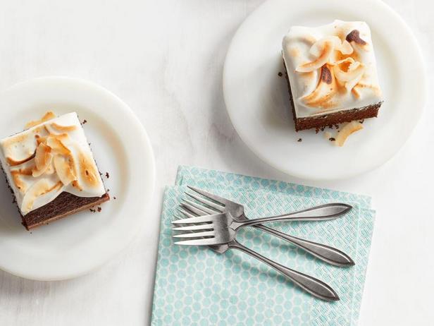 Rezept für Schokoladenkuchen mit Kokosglasur