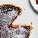 Schokoladen-Erdbeer-Tarte